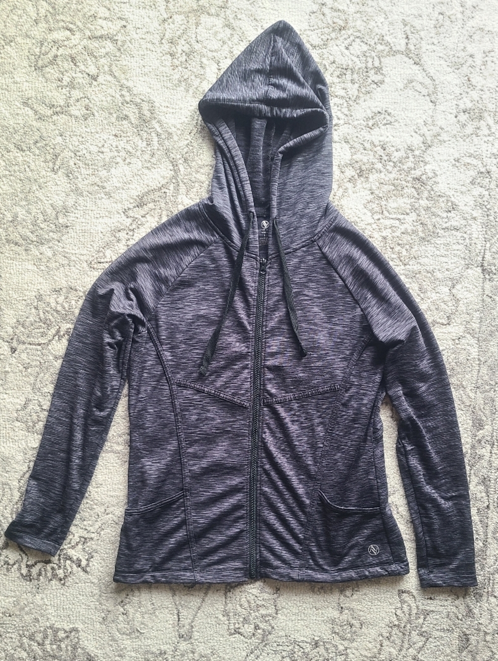 Adrienne Vittadin Sport Zip Up Sweatshirt Jacket Large